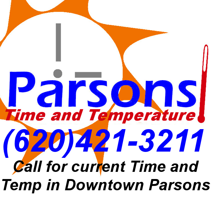Parsons Time and Temperature